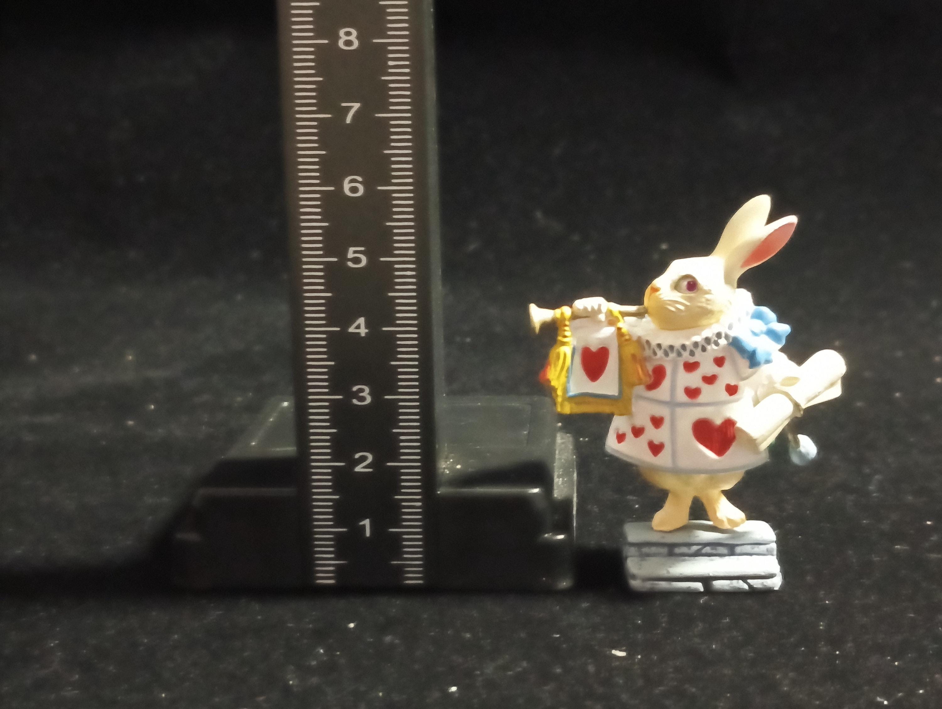 Kaiyodo Alice in Wonderland Trumpet Rabbit mini figure Vintage 2002 Kaiyodo