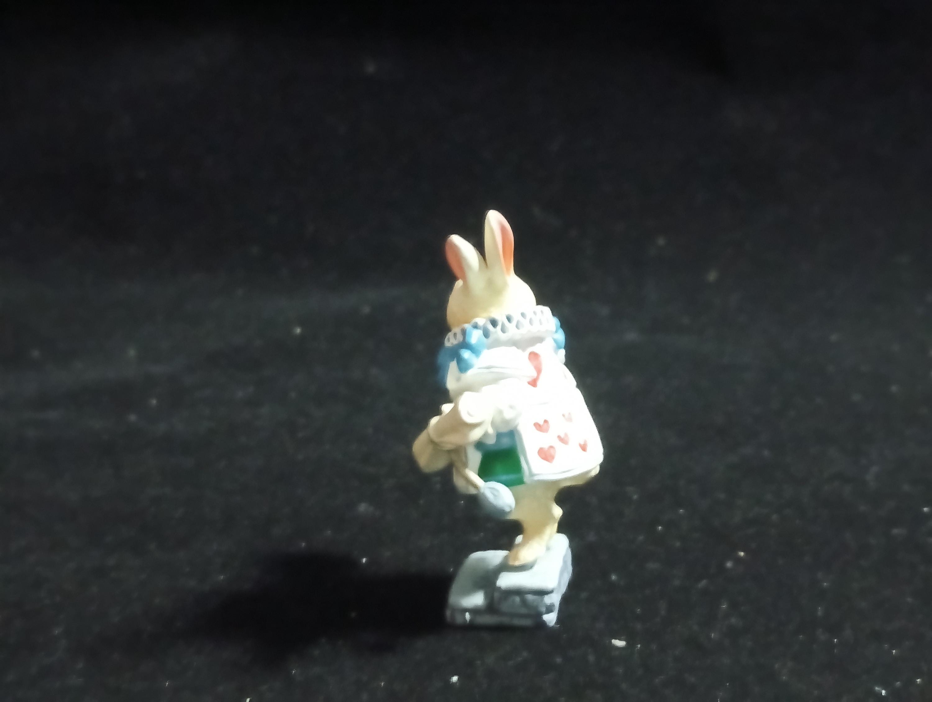 Kaiyodo Alice in Wonderland Trumpet Rabbit mini figure Vintage 2002 Kaiyodo