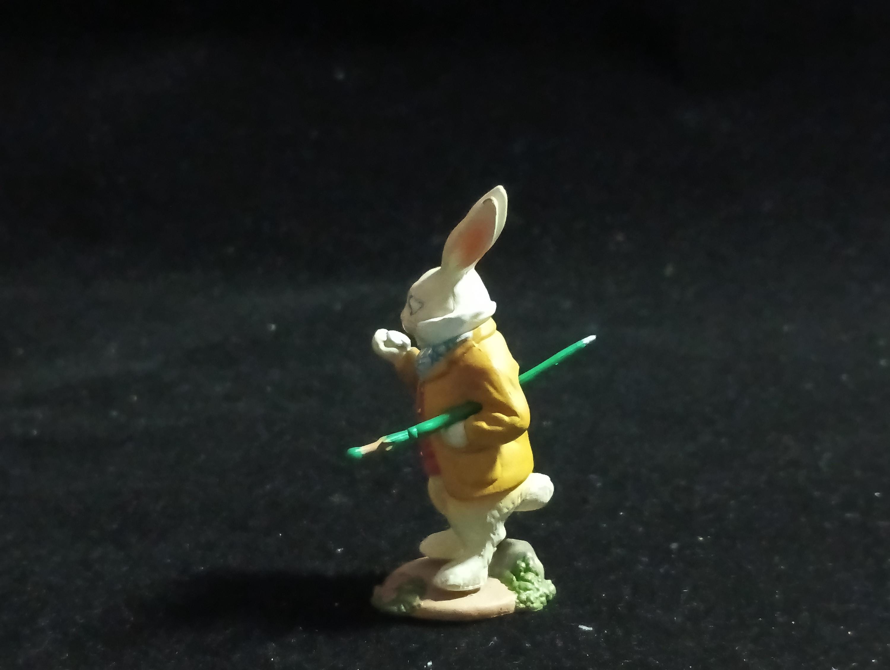 Kaiyodo Alice in Wonderland Late rabbit mini figure Vintage 2002 Kaiyodo