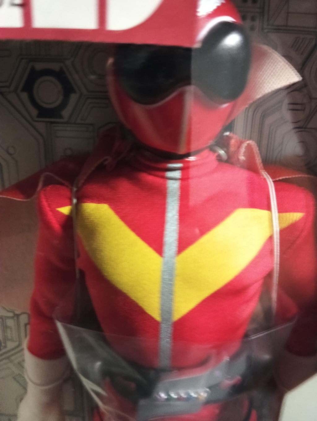 1998 Medicom 12 inch scale 1/6 RAH Real Action Heroes Himitsu Sentai Gorenger (Akaranger) Vintage