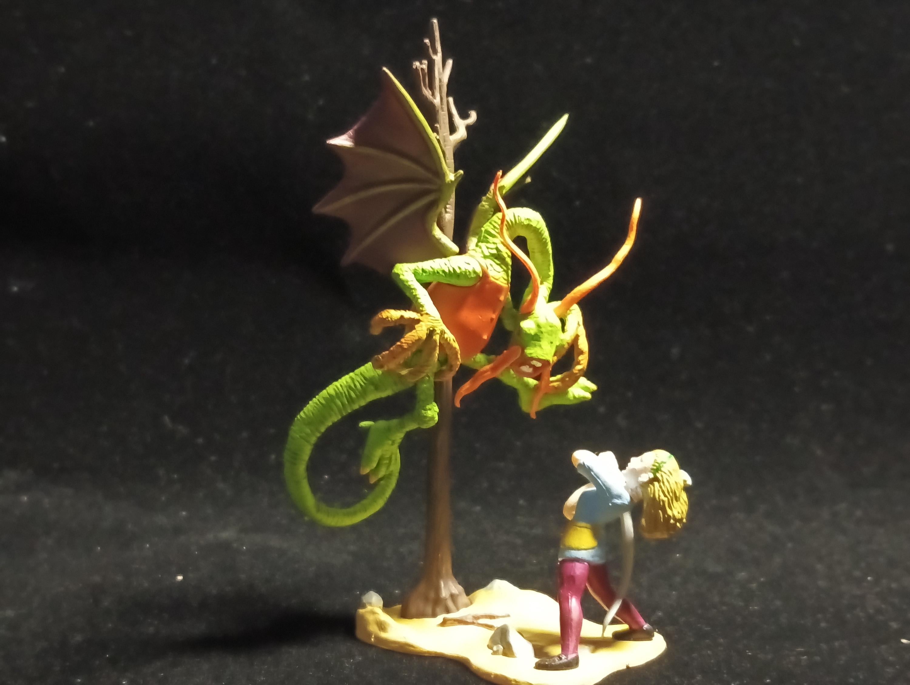 Kaiyodo Alice in Wonderland Jabberwock mini figure Vintage 2003 Kaiyodo