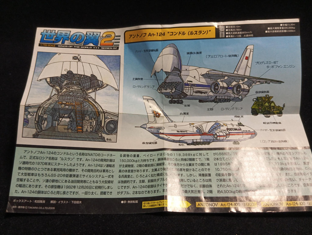 1/700 An-124 (Antonov An-124)  Wings of the world Series 2