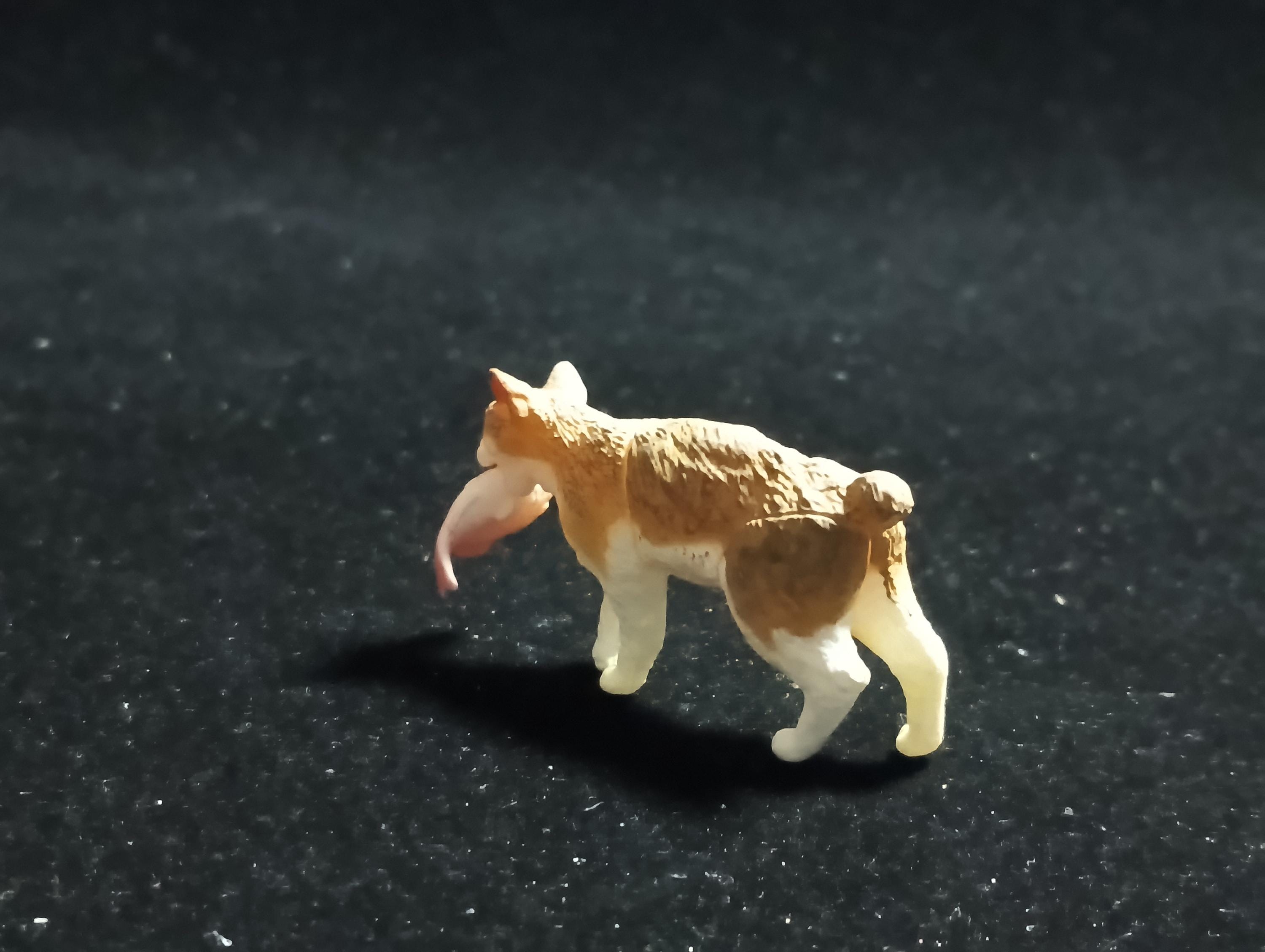 Miniature I Love Pet! American Bobtail Figurine -  Furuta