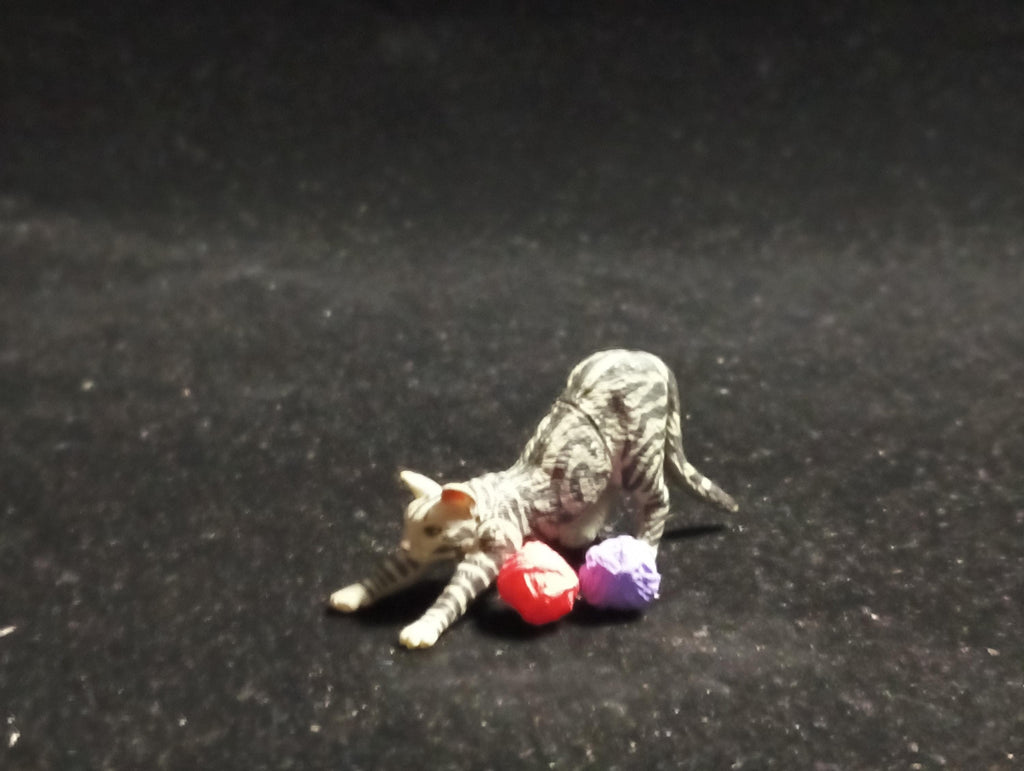 Miniature I Love Pet! American Shorthair(Grey) Figurine -  Furuta