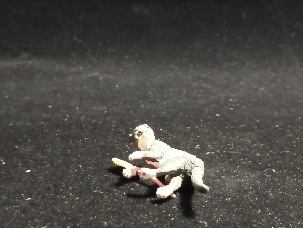 Miniature I Love Pet! Scottish Fold(Brown Eye) Figurine -  Furuta