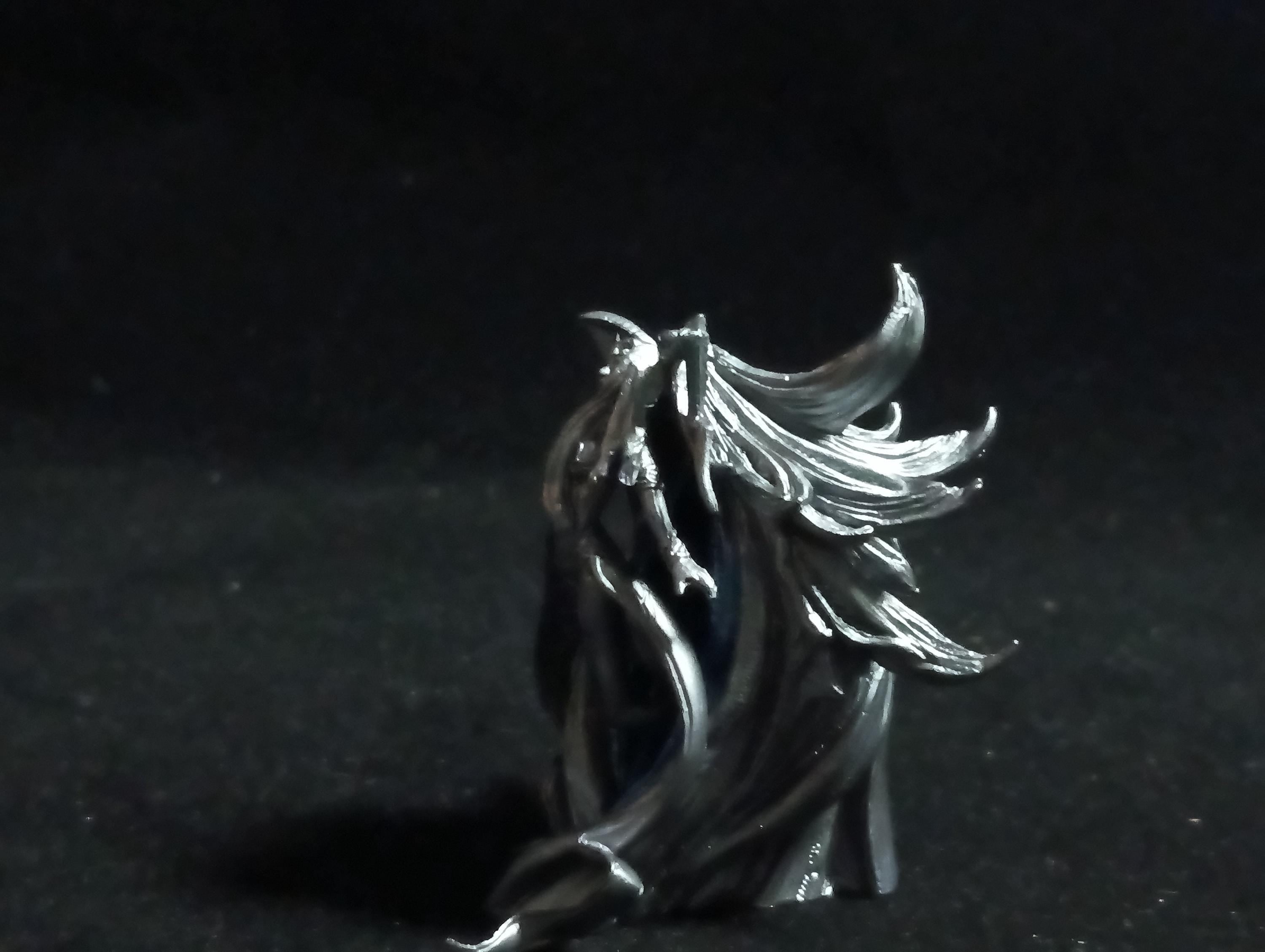 Final Fantasy X Square Enix Trading Arts Toy - Lady Yunalesca Metallic color ver