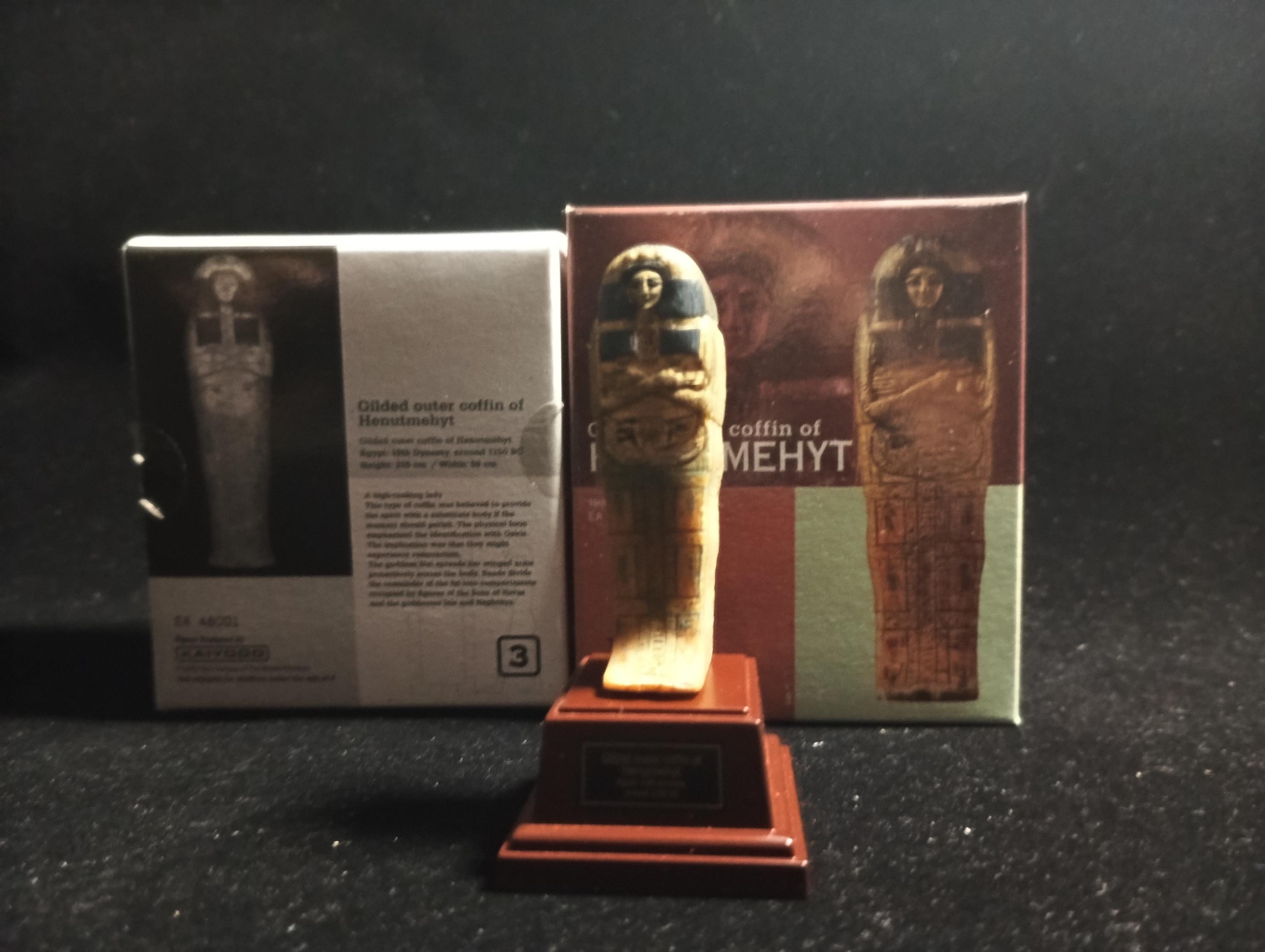 Kaiyodo British Museum Ancient Egyptian Heritage "Henutmehit's Gold-plated Coffin"