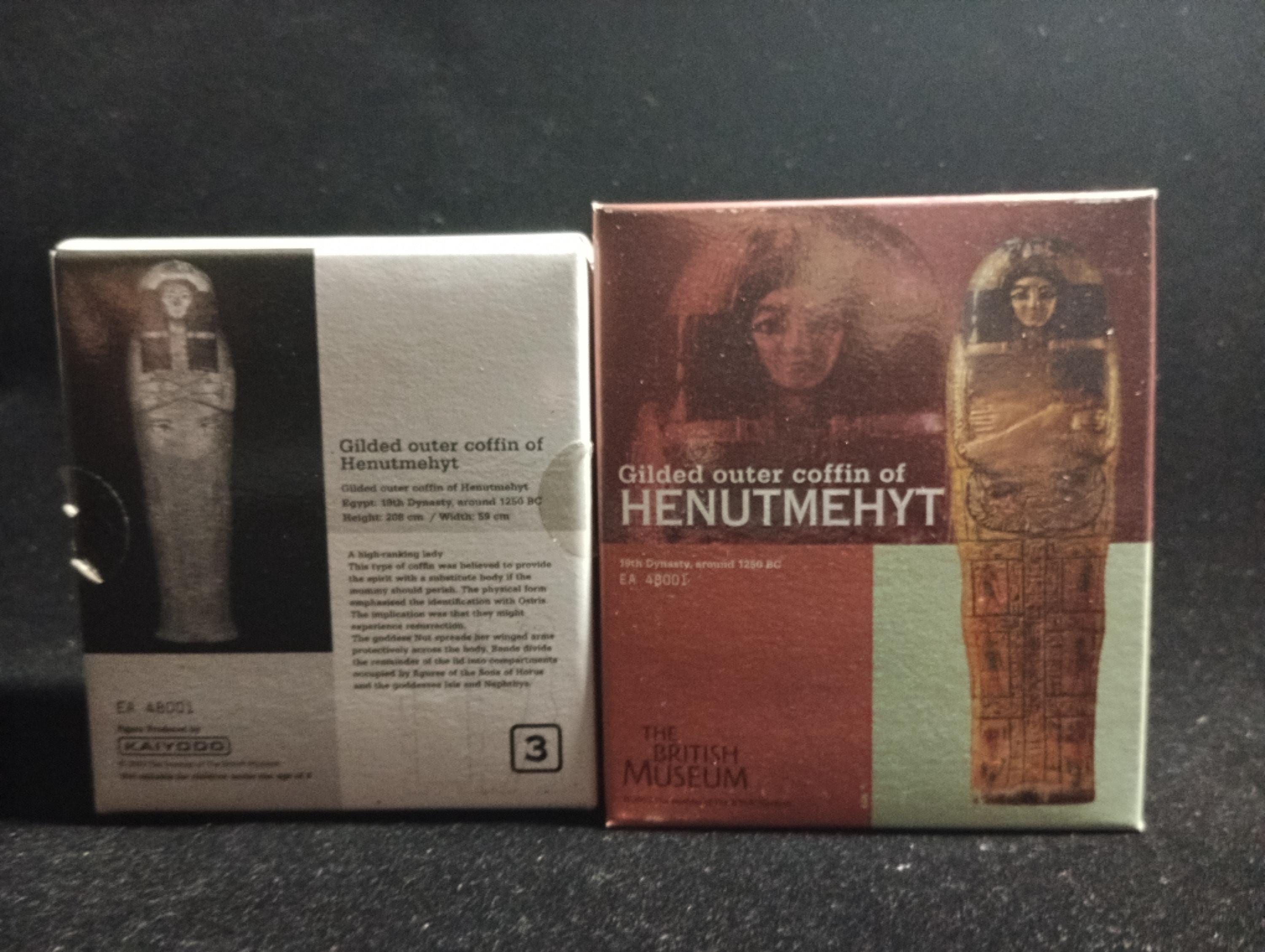 Kaiyodo British Museum Ancient Egyptian Heritage "Henutmehit's Gold-plated Coffin"
