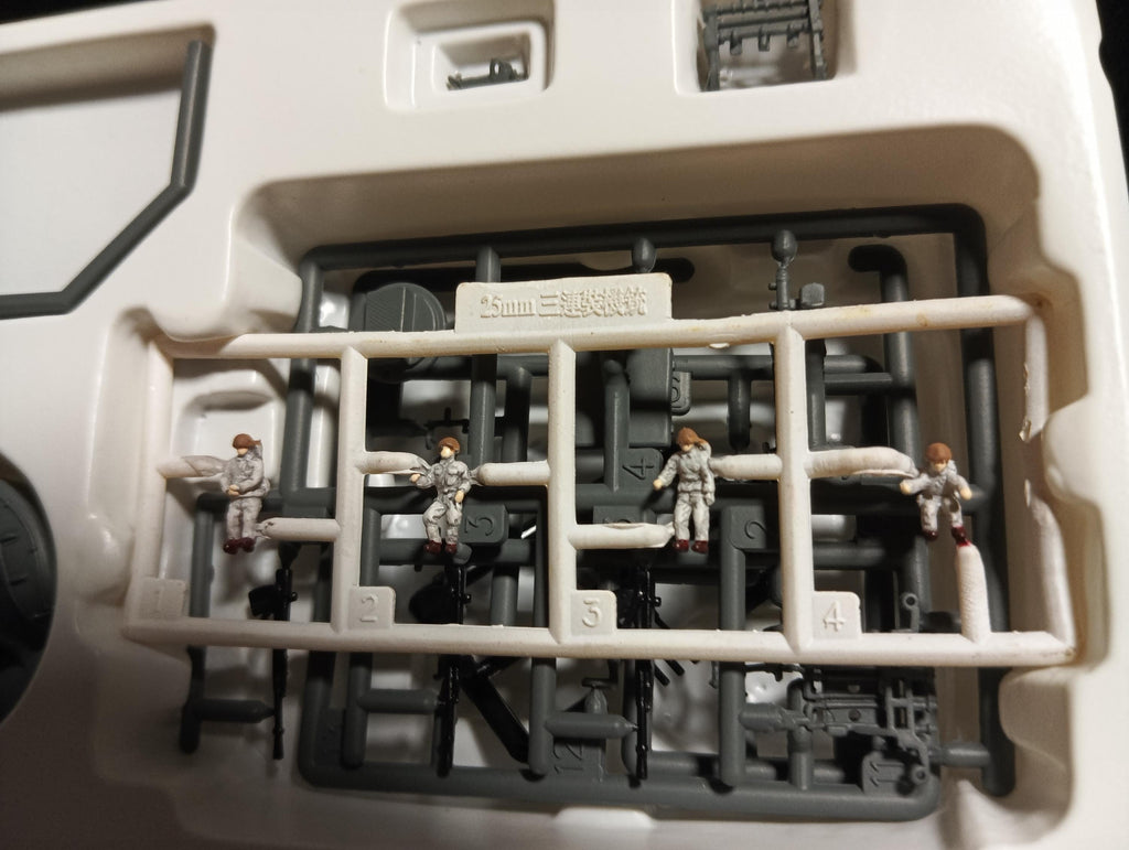 1/144 Takara World Warships SPECIAL Men's Yamato 25mm Triple Machine Gun Single Machine Gun Early Type Shield Set