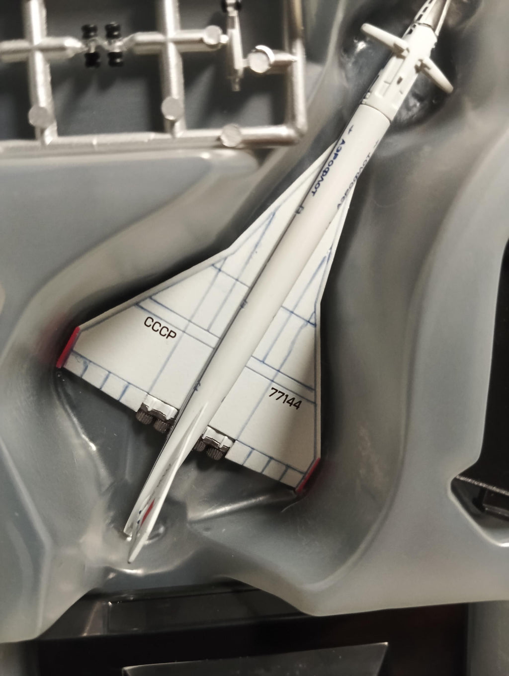1/700 Tupolev Tu-144 NASA Wings of the world 2 Takara