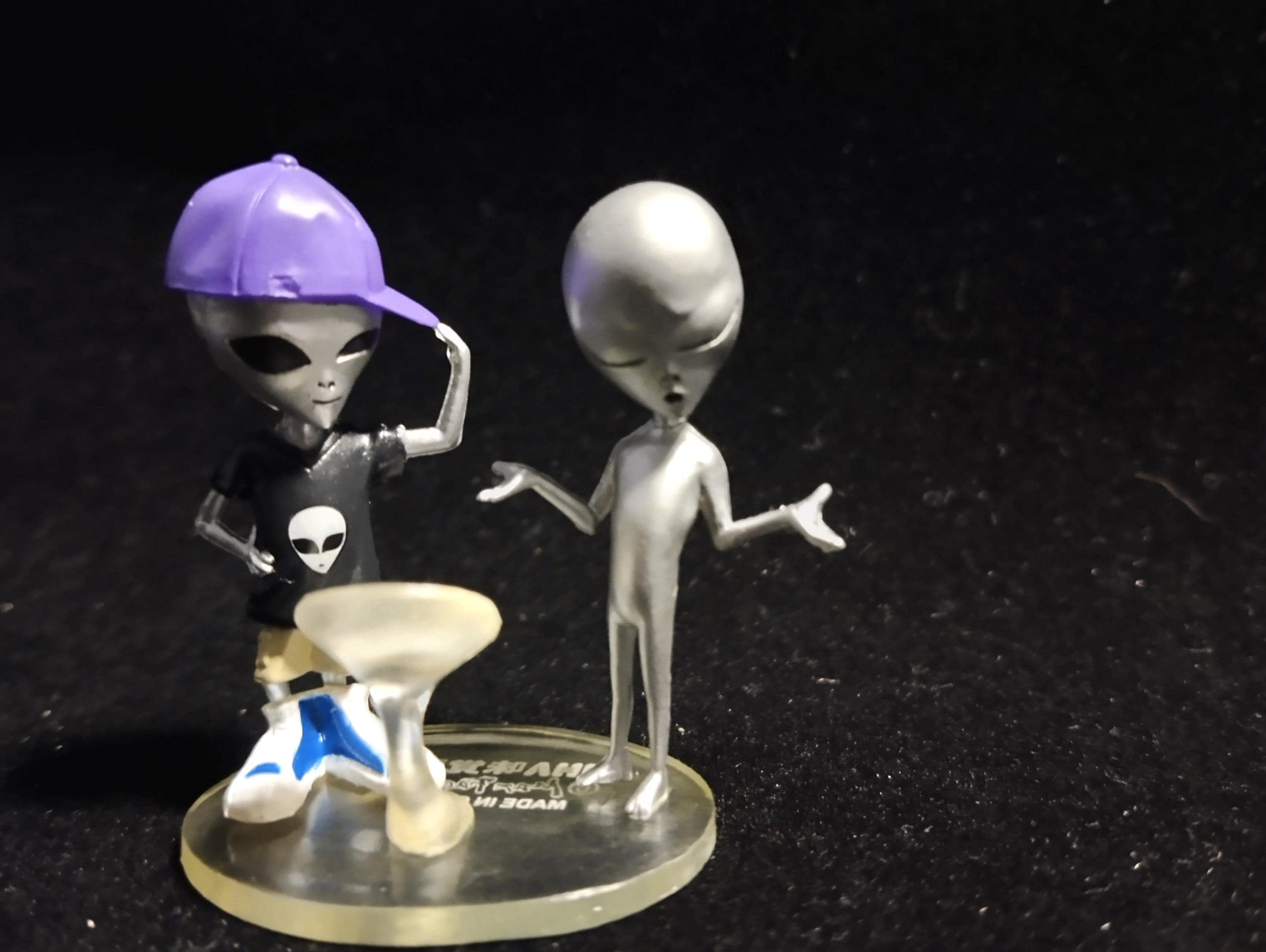 Kaiyodo Collect Club Seven Wonders Figure - Grey Alien