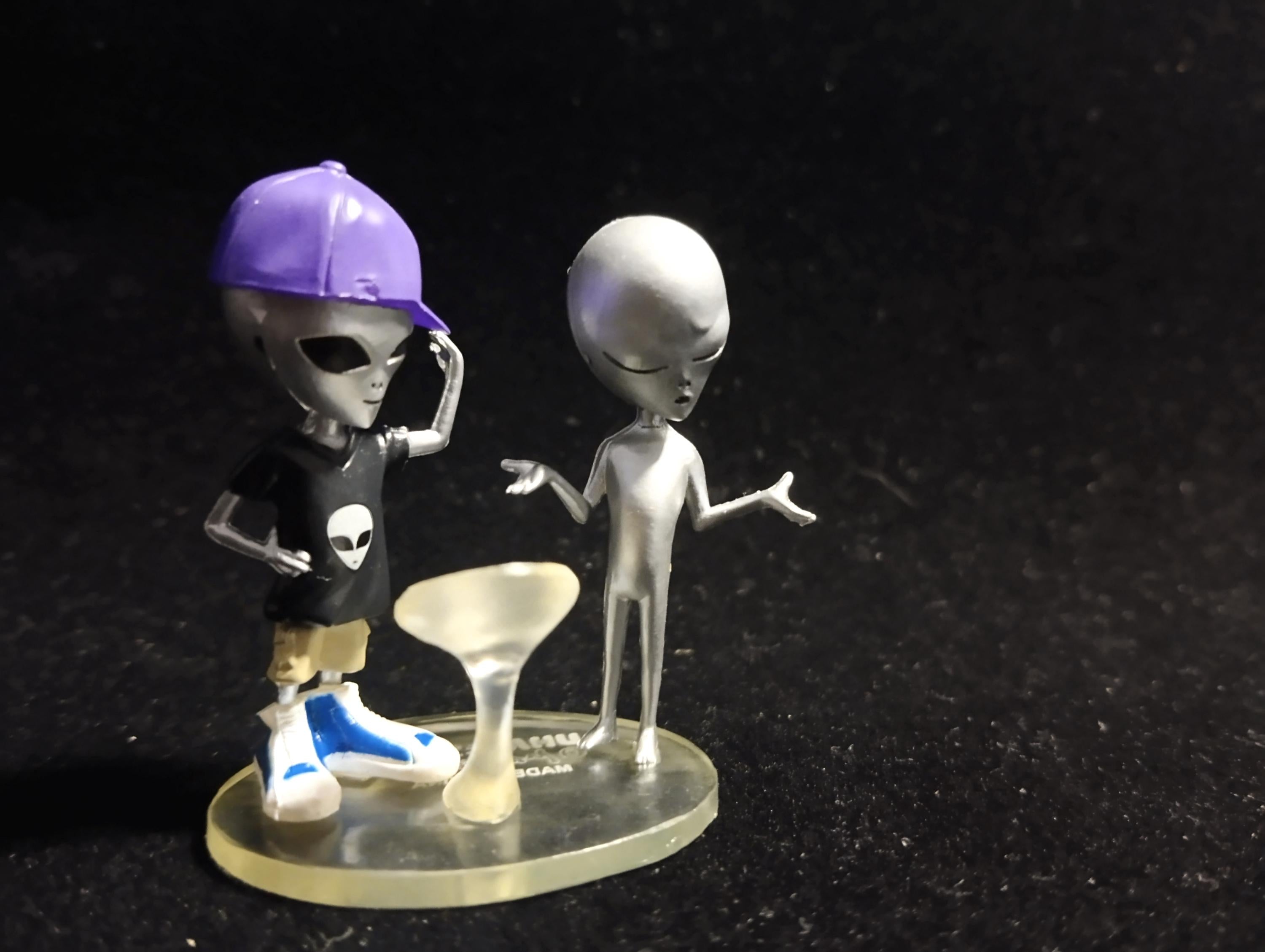 Kaiyodo Collect Club Seven Wonders Figure - Grey Alien
