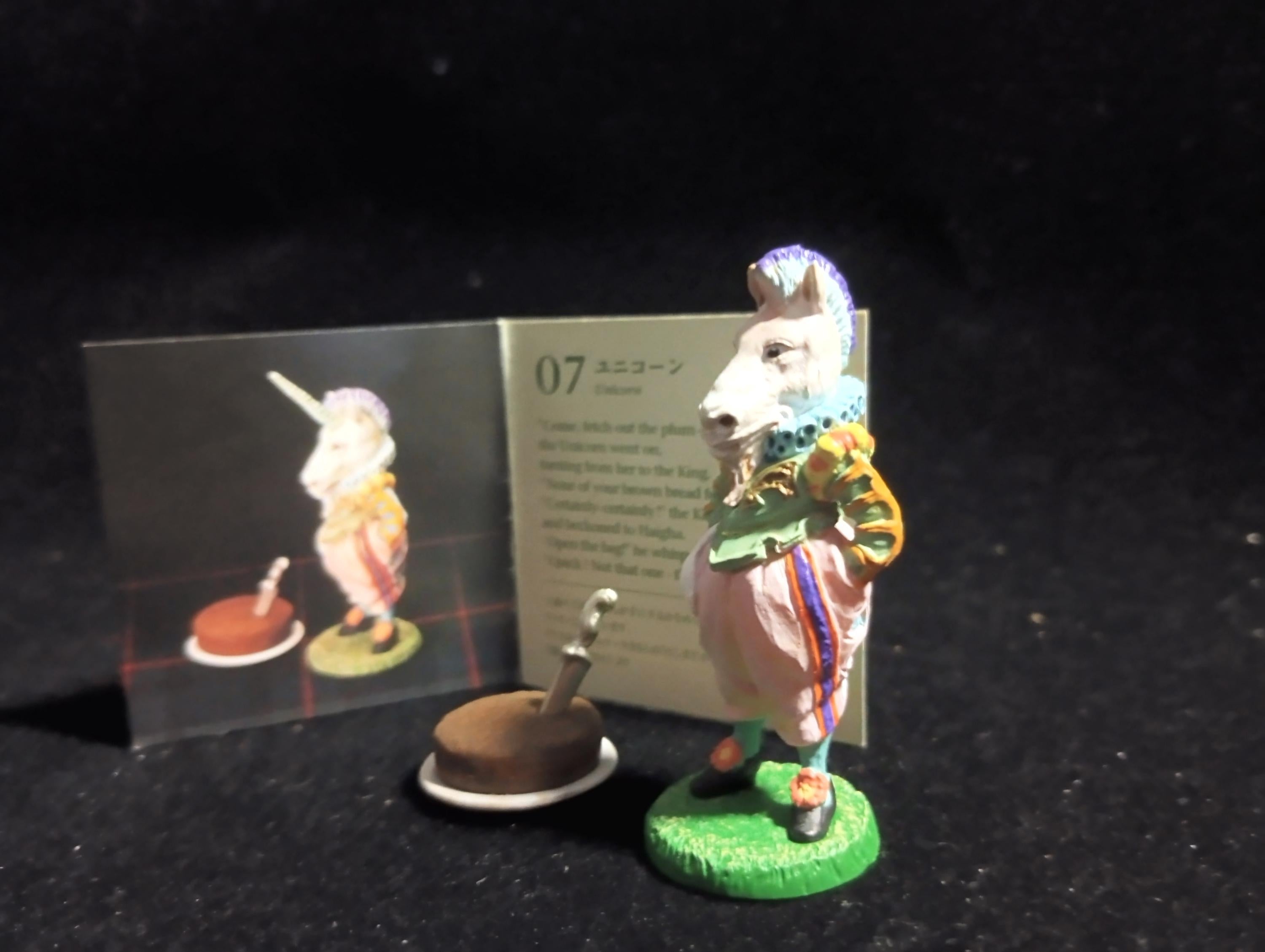 Kaiyodo Alice in Wonderland Tea Party 2 Mini Figure Unicorn John Tennie