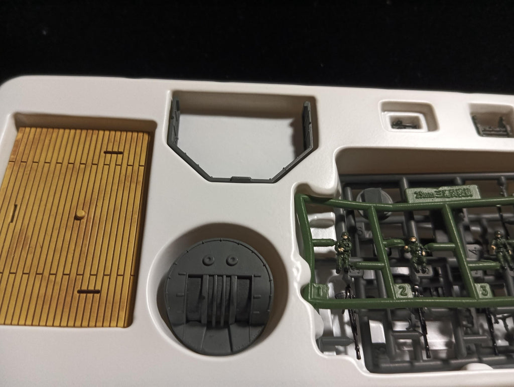 1/144 Takara World Warships SPECIAL Men's Yamato Secret SP 0.1 inch (25 mm) 3 Consecutive Machine Gun Set
