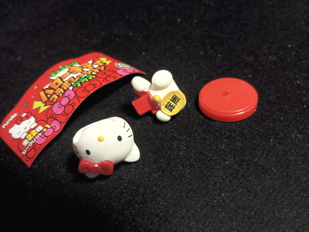 Japan Hello Kitty Furuta Choco Egg Beckoning Lucky Cat