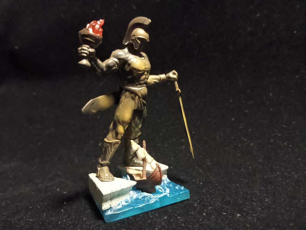Kaiyodo Collect Club Seven Wonders Figure - Colossus of Rhodes Diorama