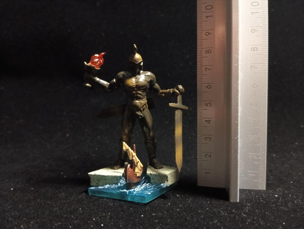 Kaiyodo Collect Club Seven Wonders Figure - Colossus of Rhodes Diorama