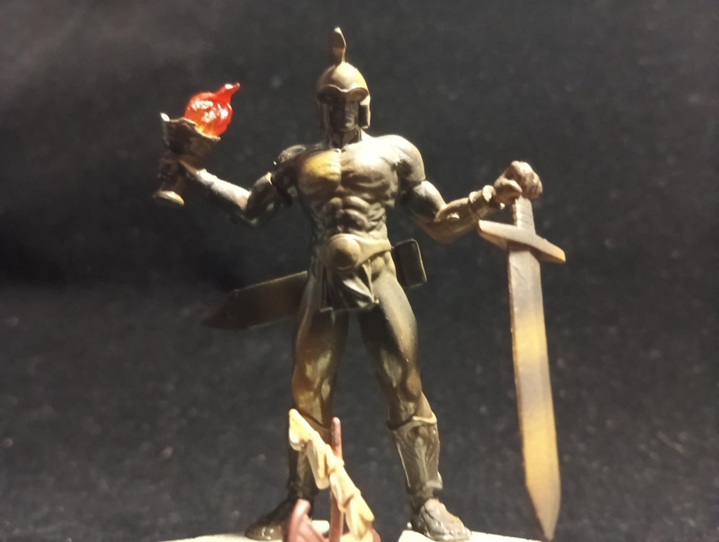 Kaiyodo Collect Club Seven Wonders Figure - Colossus of Rhodes Diorama