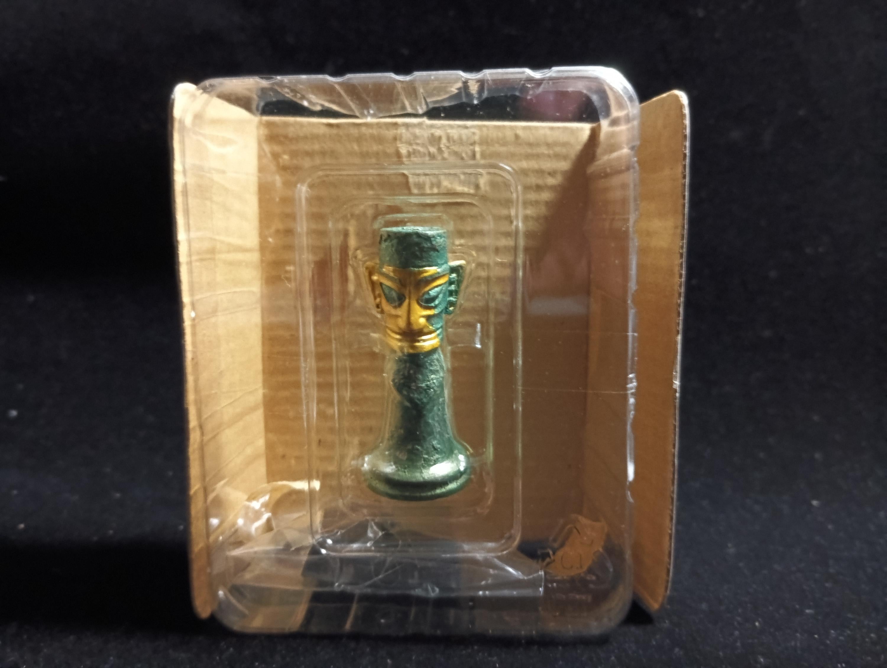 Kaiyodo Collect Club Ancient Civilizations I Figure - Golden Foil head (Sanxingdui)