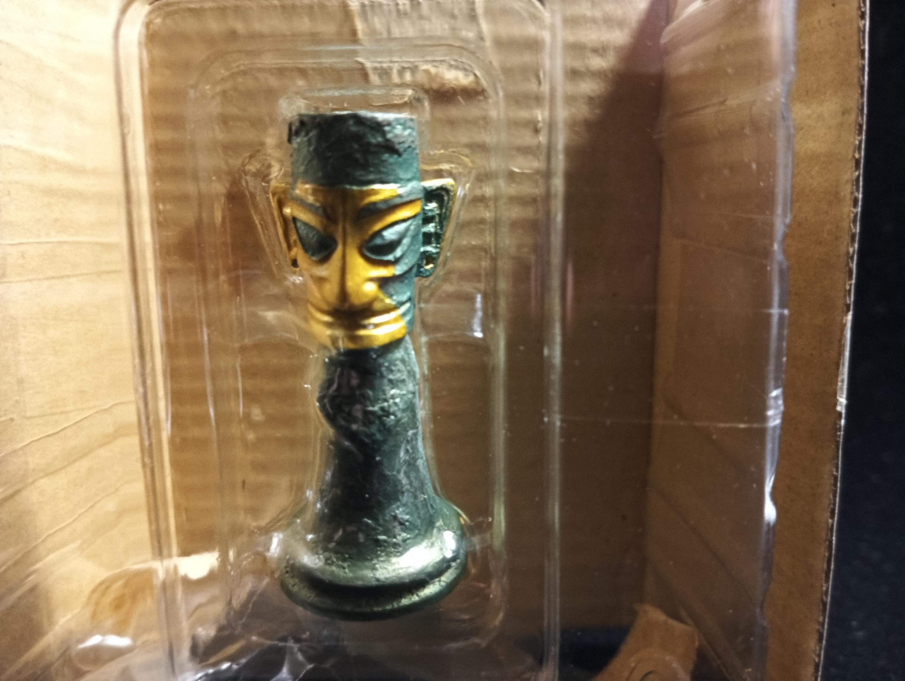 Kaiyodo Collect Club Ancient Civilizations I Figure - Golden Foil head (Sanxingdui)