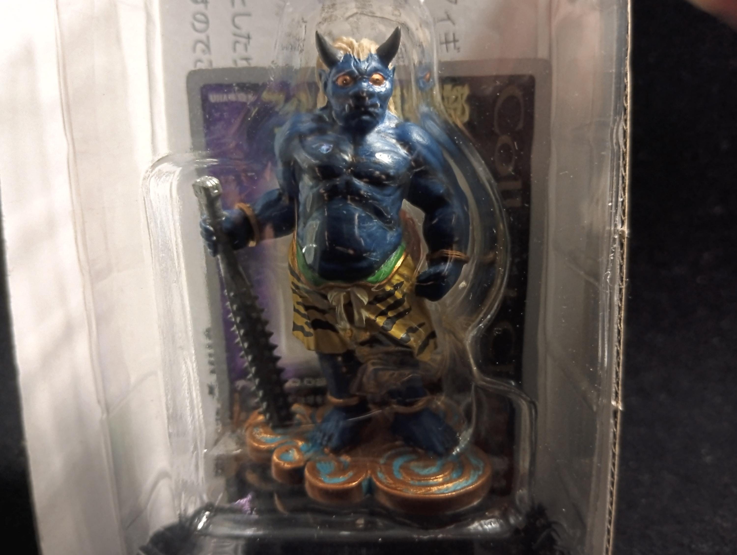 Kaiyodo Collect Club Seven Wonders Monster Oni Blue Figure