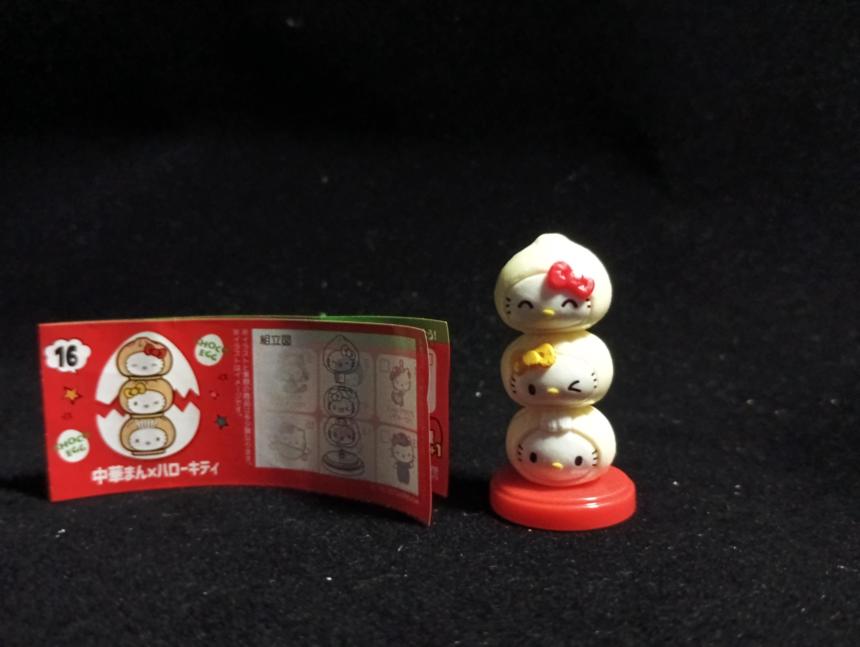 Japan Hello Kitty Furuta Choco Egg Beckoning  Chinese bun Collabo Kitty