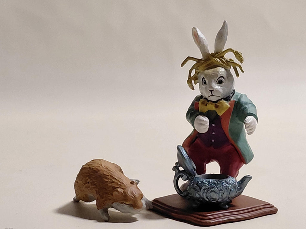 Kaiyodo Crescent Moon Rabbit Dormouse Alice in Wonderland Figure Disney figureland