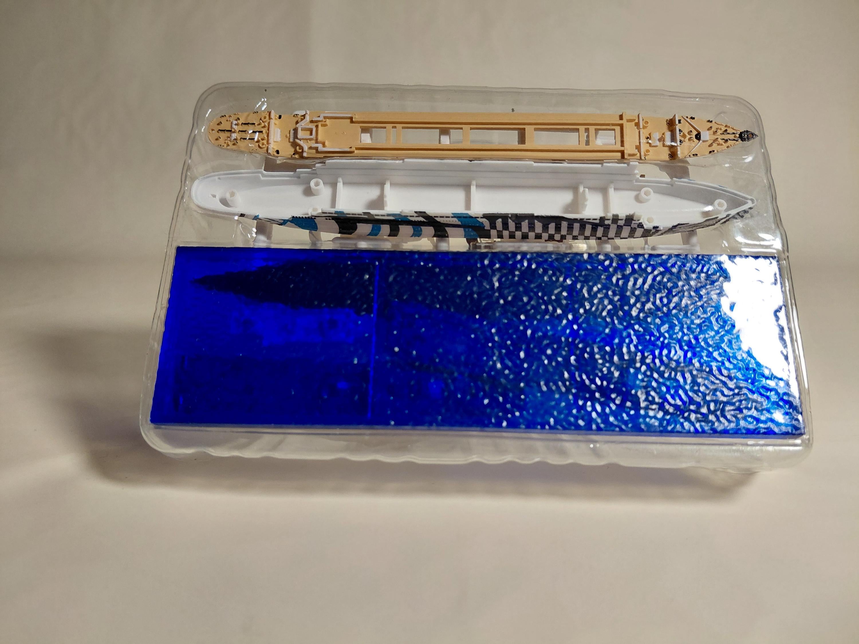 World Ship Kit 3 Titanic Revival 01-B. Olympic Issue Dazzle Camouflage Specs Offshore Version