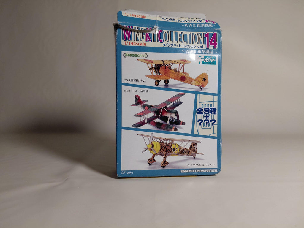 F-toys 1/144 scale Wing Kit Collection Vol.14 WWII Biplane Edition Fiat CR.42 Falco #3C