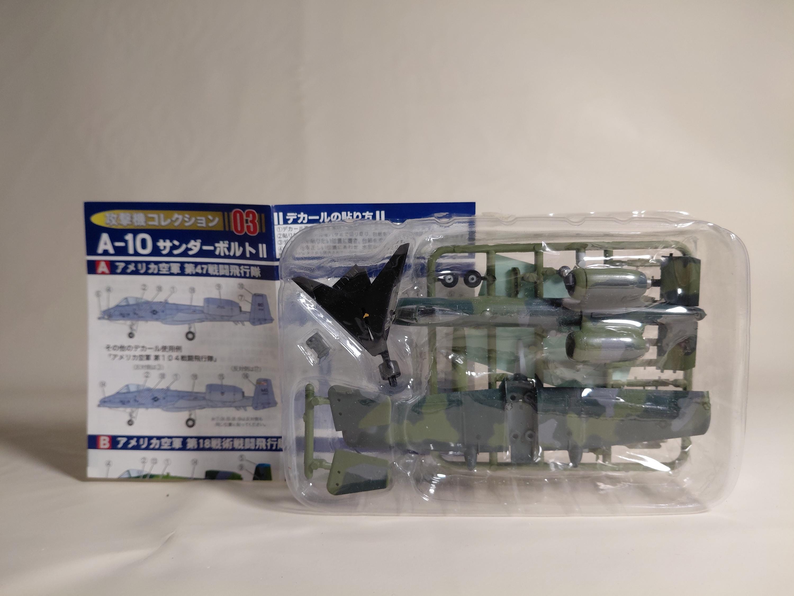F-toys 1/144 A-10 Thunderbolt II #3B US Air Force 18th Tactical Fighter Squadron 18TFS European Camouflage Attack Aircraft Collection F-Toys