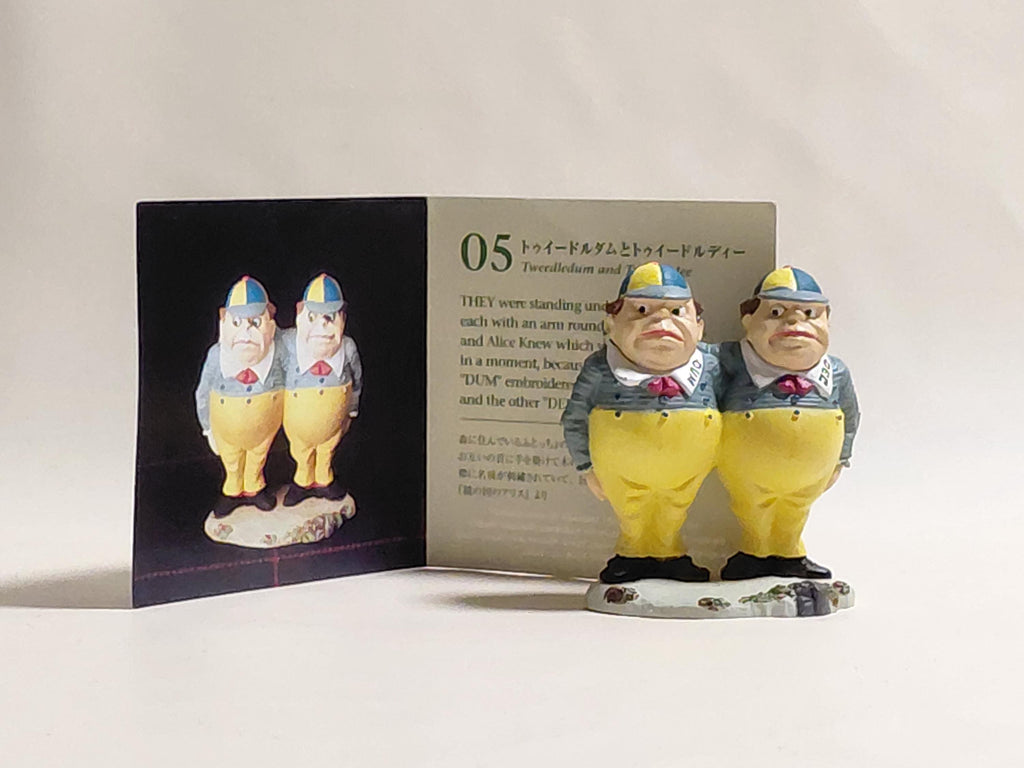 Kaiyodo Tweedledum and Tweedledee Alice in Wonderland Figure Disney figureland 2