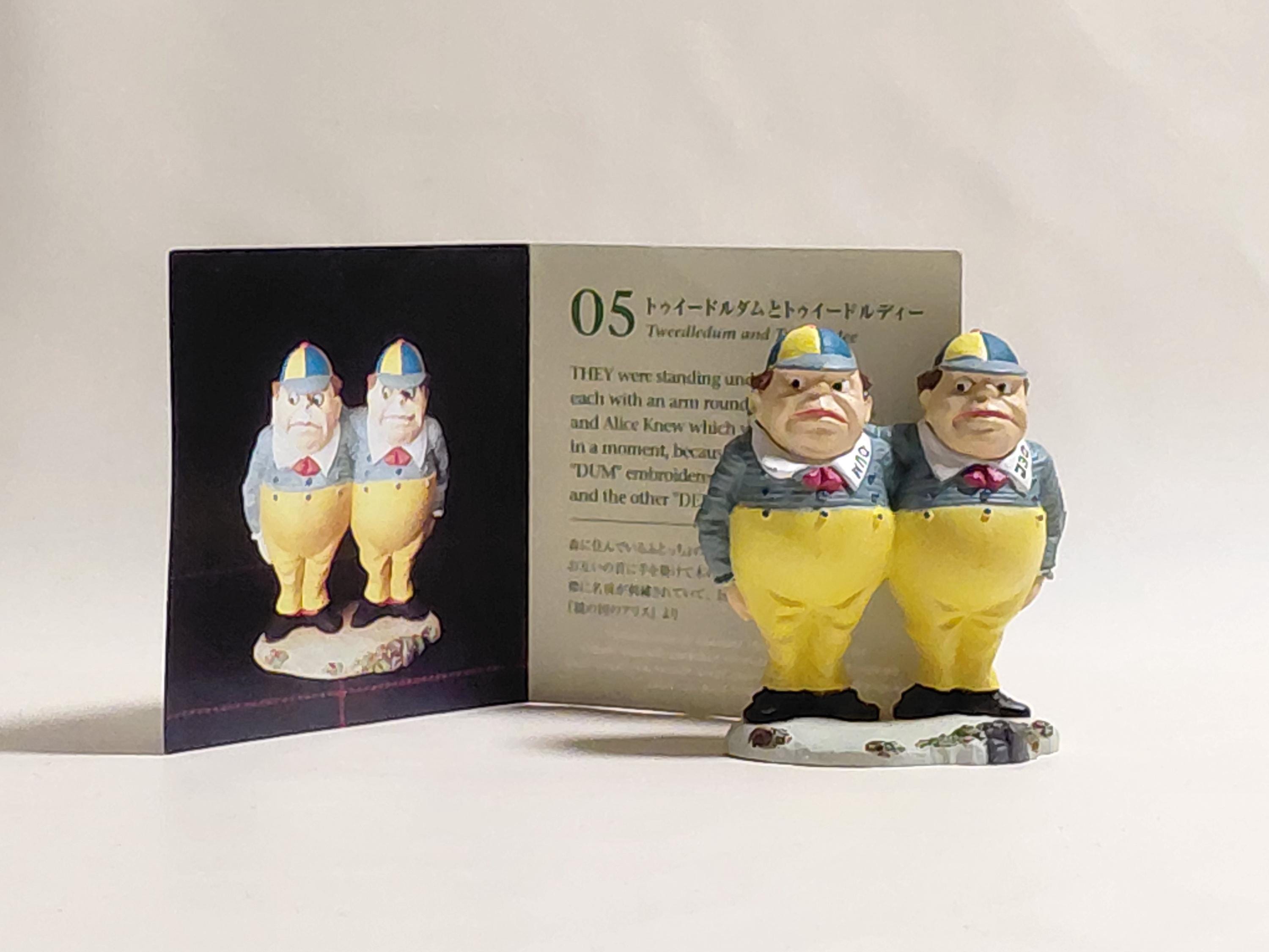 Kaiyodo Tweedledum and Tweedledee Alice in Wonderland Figure Disney figureland 2