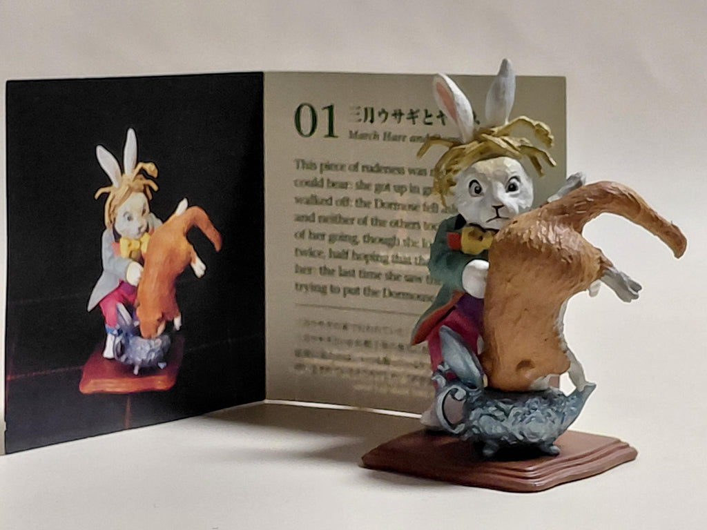 Kaiyodo Crescent Moon Rabbit Dormouse Alice in Wonderland Figure Disney figureland