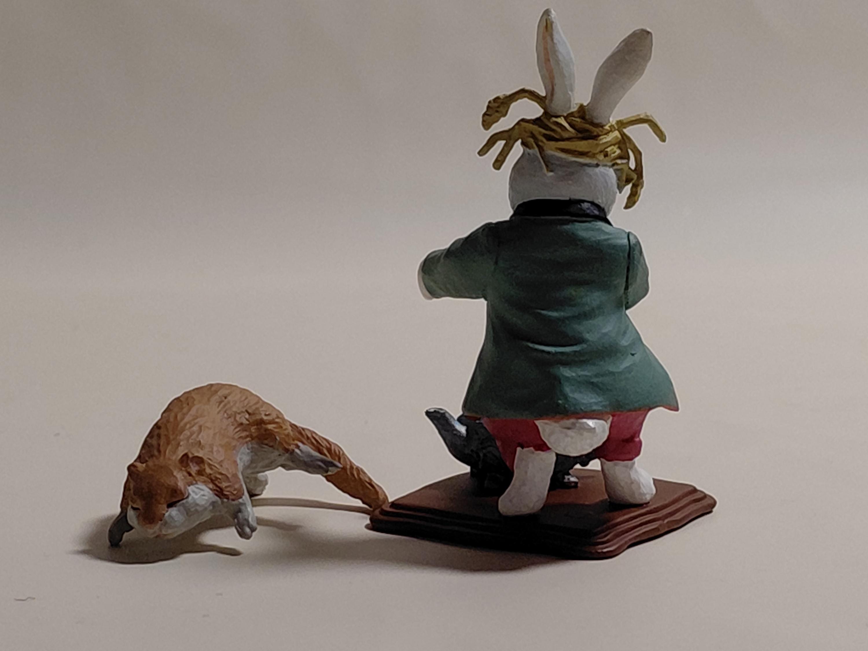 Kaiyodo Crescent Moon Rabbit Dormouse Alice in Wonderland Figure Disney figureland