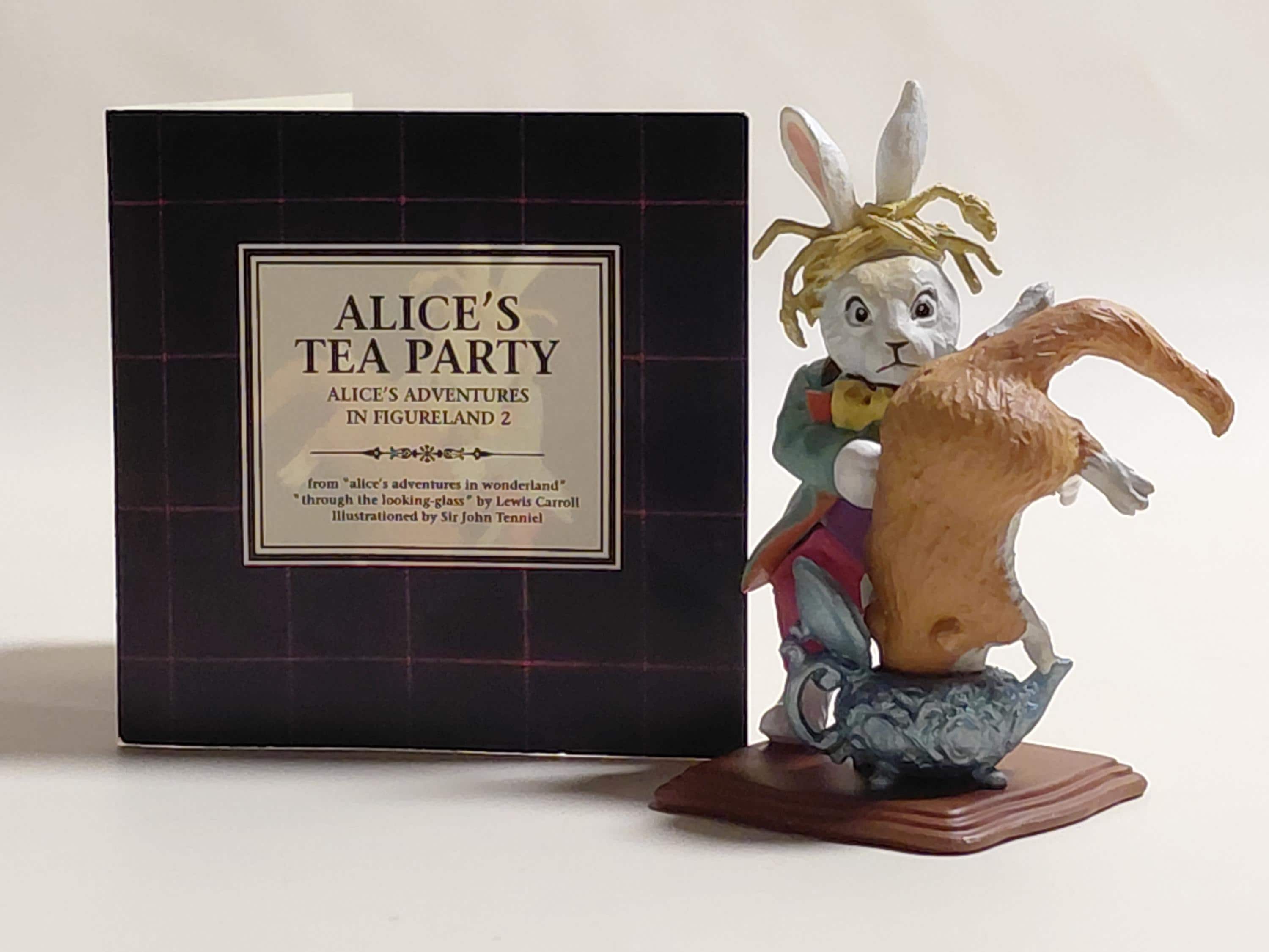Kaiyodo Crescent Moon Rabbit Dormouse Alice in Wonderland Figure Disney figureland