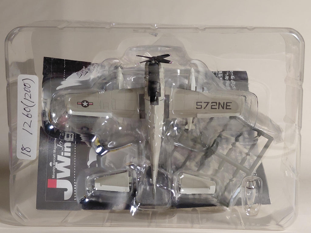 1/144 CafeReo A-1H Skyraider US NAVY U.S.S Midway 1965 J-WING Collection 1. #03