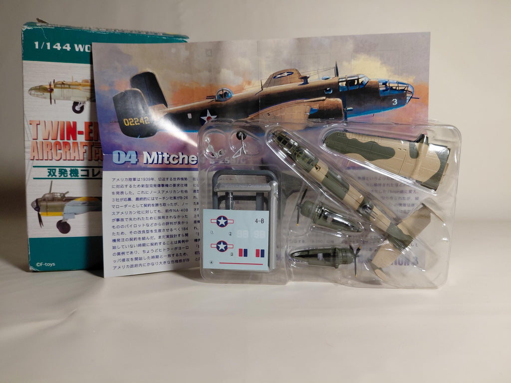 1/144 F-toys B-25B Mitchell US Army Air Wing 340th Bombing TWIN-ENGINE 3 #4B