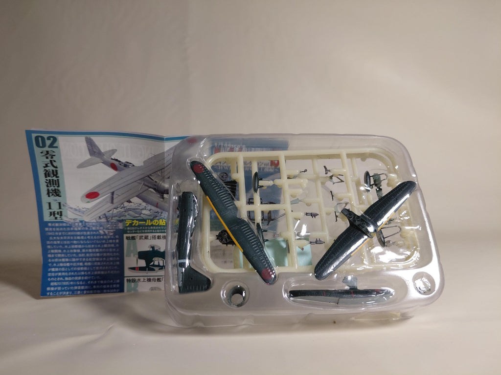 F-toys 1/144 Vol.15 JAPAN Navy Water Machine Series #2S Secrets Zero Observation Machine 11 Notebook Seaplane Carrier "Chitose" with Machine