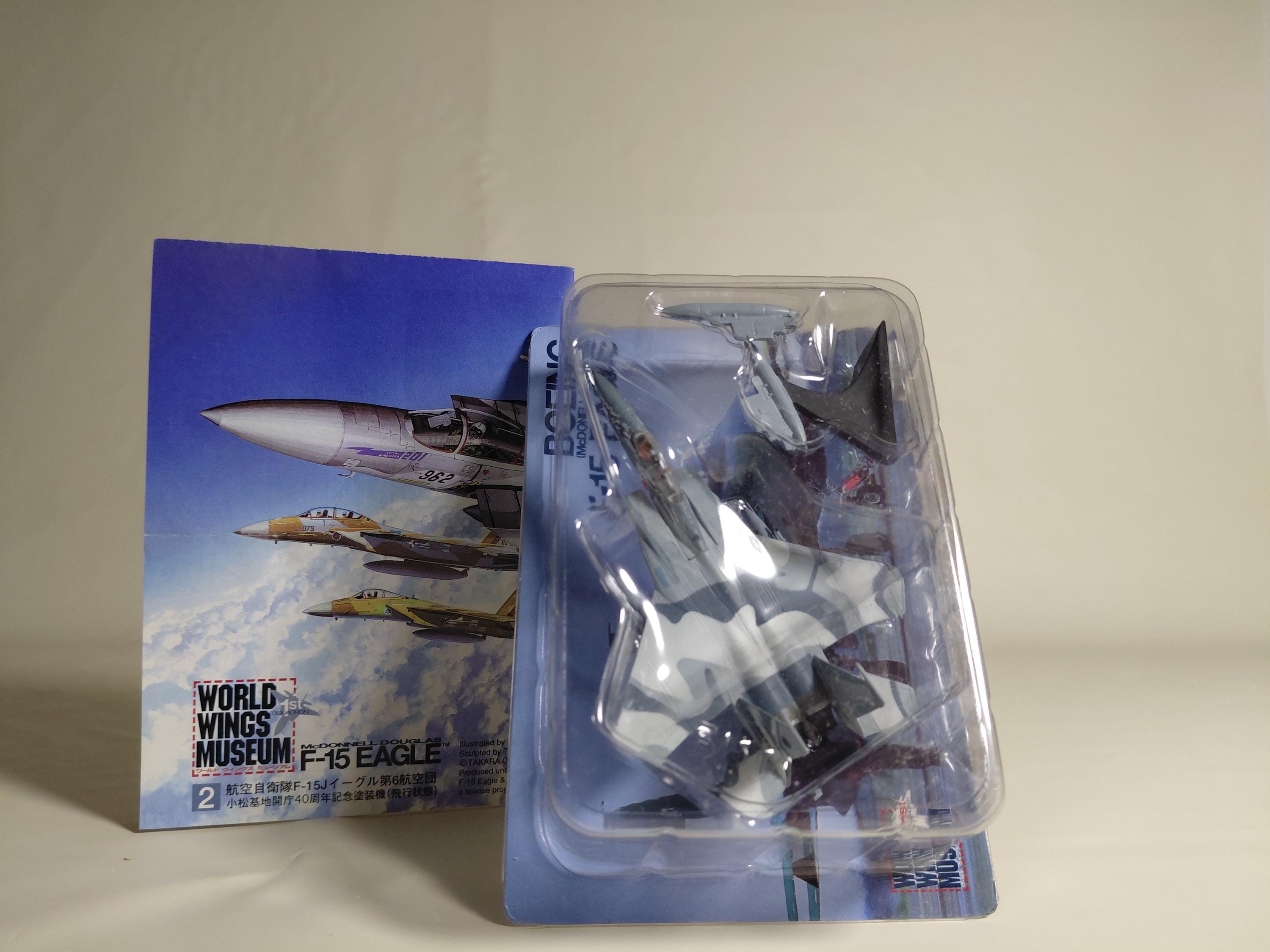 Takara Kaiyodo World Wings Museum 1/200 scale model F-15 Eagle Air Self-Defense Force F-15J 6th Air Wing 40th Anniversar Fighter in Flight