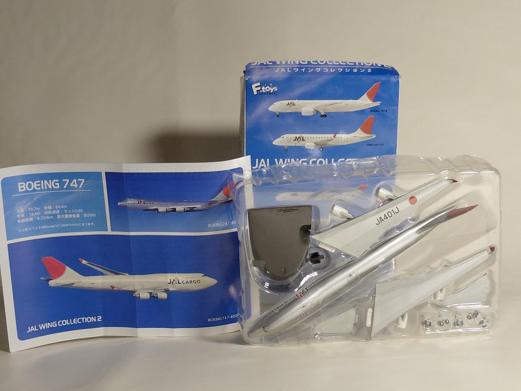 F-toys 1/500 Jal Wing Collection Vol.2 Boeing 747 400F Ja401J Passenger Ai Exo79