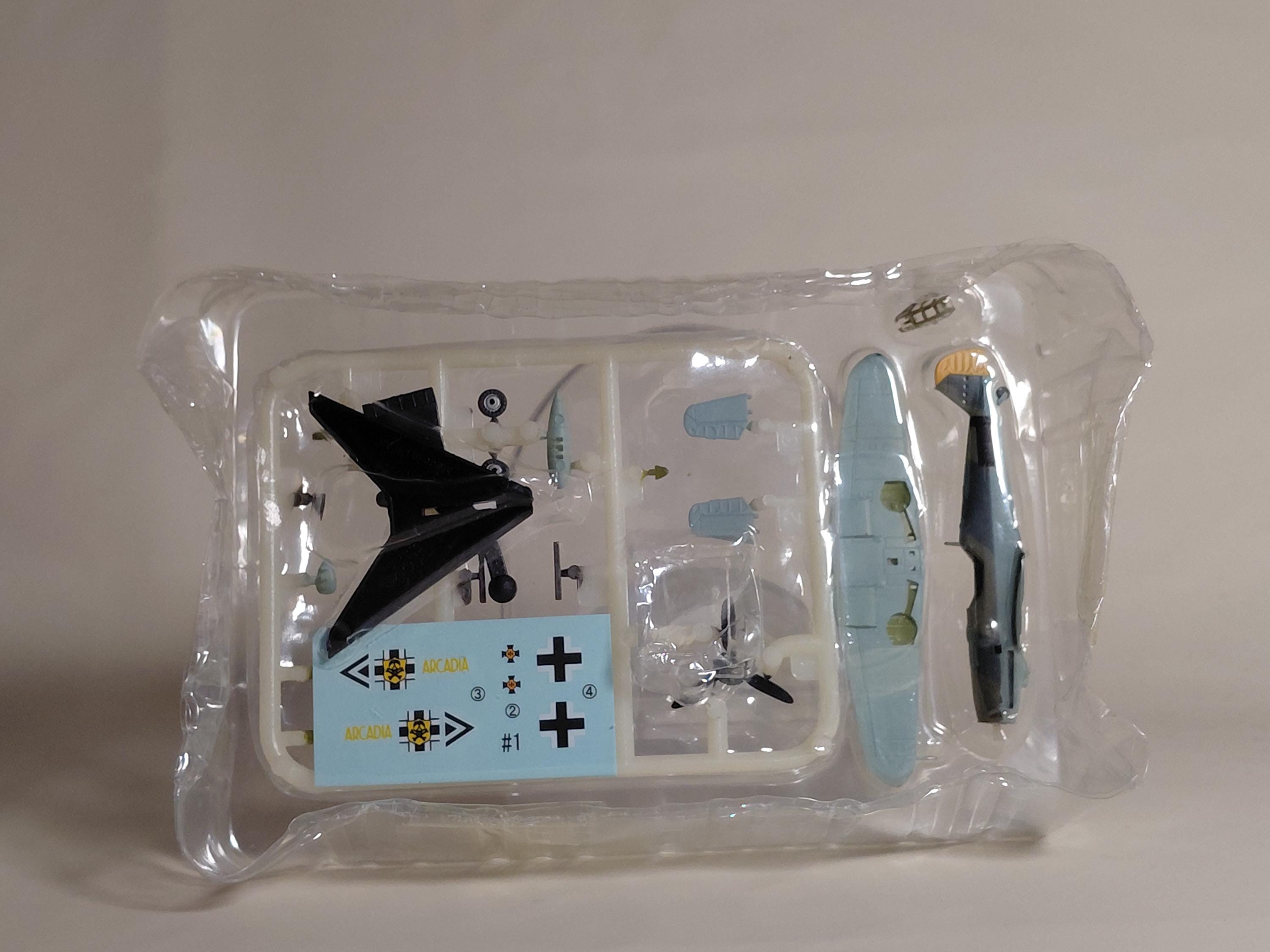 F-TOYS 1/144 Leiji Matsumoto Battlefield Manga Collection 2 Messerschmitt Bf109G-6 Candy Toy Arcadia of Our Youth