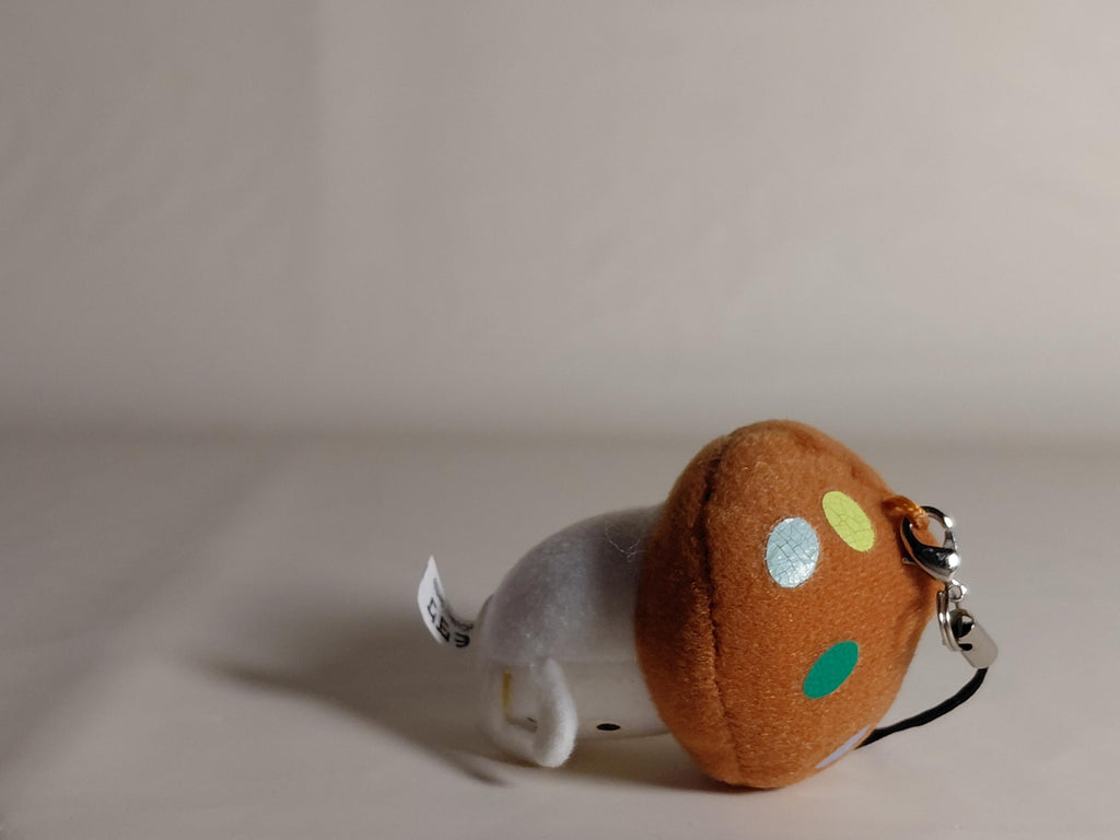 Docomo Dake Mini Figure Mascot Japan Mushroom Strap Mini Keychain Charm Kawaii - Epoch 2005