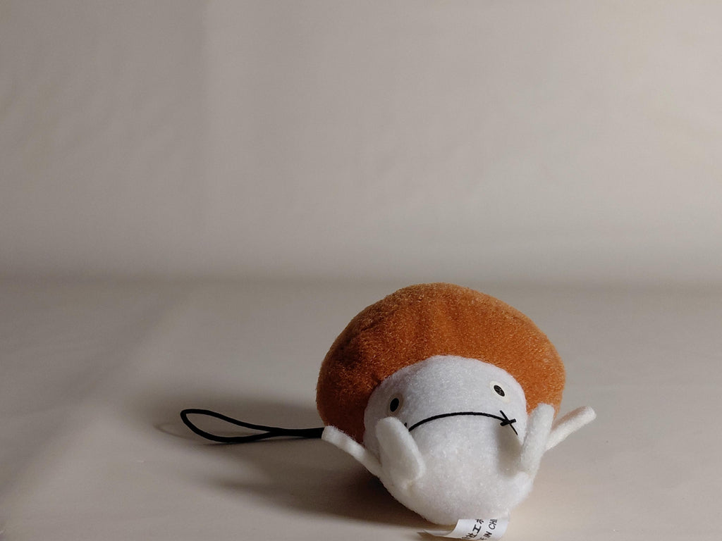 Docomo Dake Mini Figure Mascot Japan Mushroom Strap Mini Keychain Charm Kawaii - Epoch 2005
