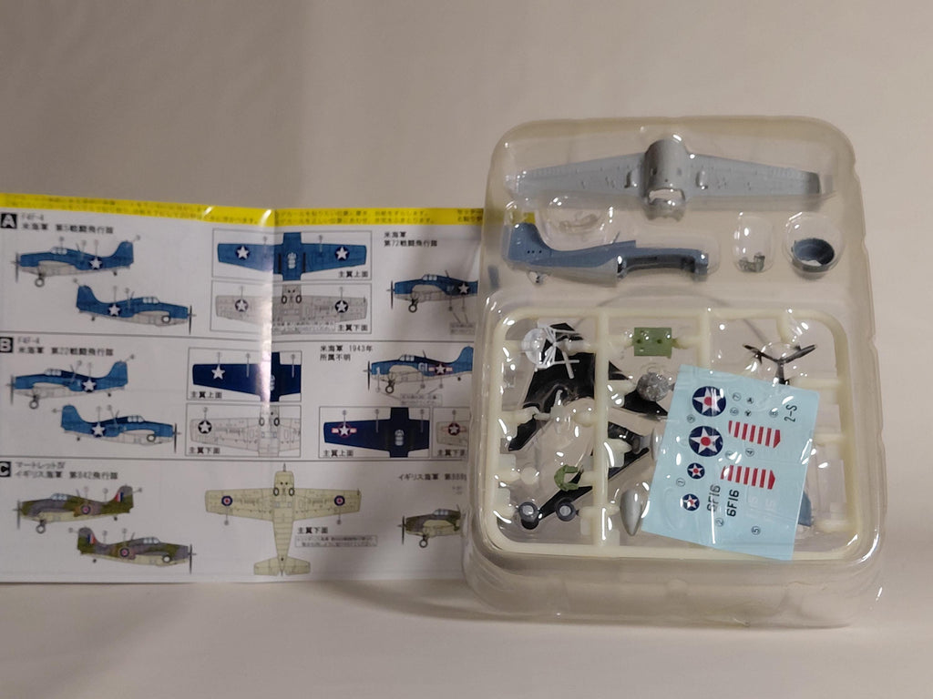 F-toys #02S.F4F Wildcat US Navy 6th Fighter Squadron Wing Kit Collection Vol. 10 - WWII US Navy Aircraft Edition" [Secret]