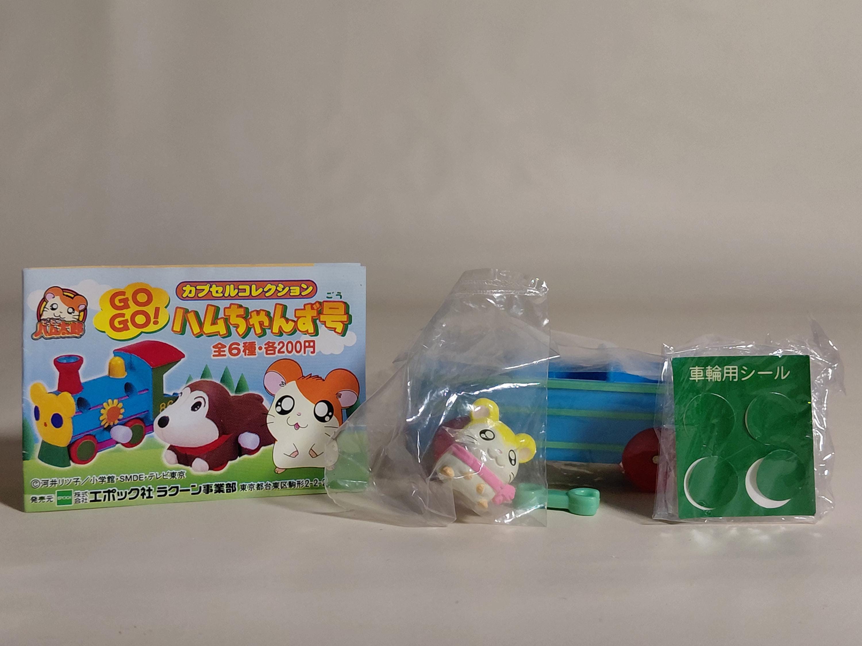 Vintage Hamtaro GO GO! Ham-chans Epoch - #1 Muffler-chan & Passenger Car