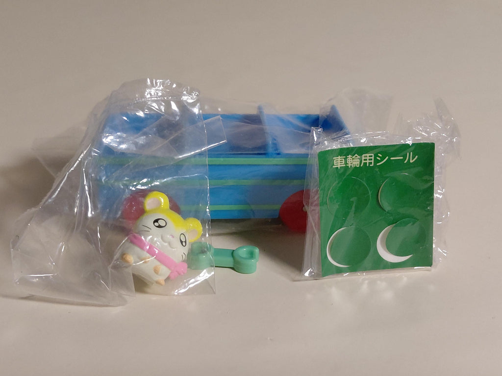Vintage Hamtaro GO GO! Ham-chans Epoch - #1 Muffler-chan & Passenger Car