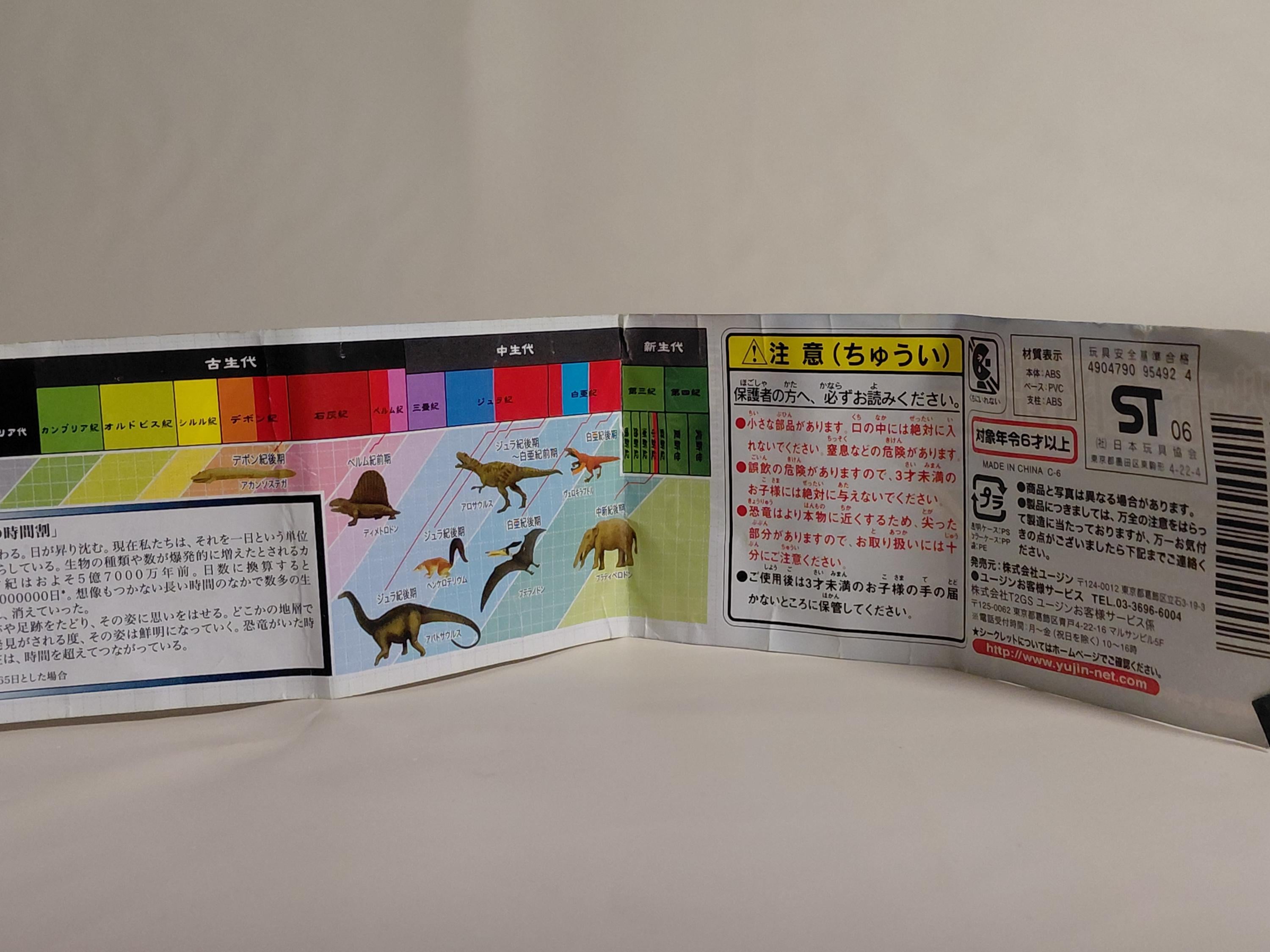 Dinosaur Picture Book" series by Yujin - Pteranodon A type