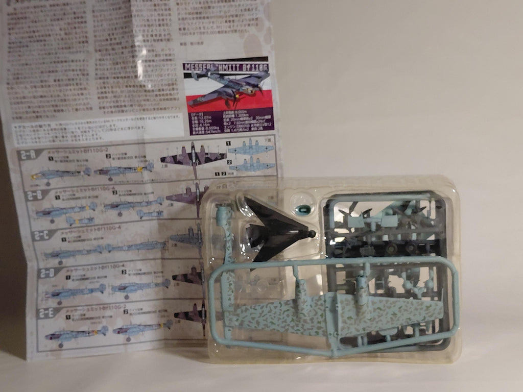 F-TOYS Wing Kit Collection VS8 #2C.Bf110G-4 Luftwaffe 1st Night Fighter Airline 9th Company Messerschmitt 1/144