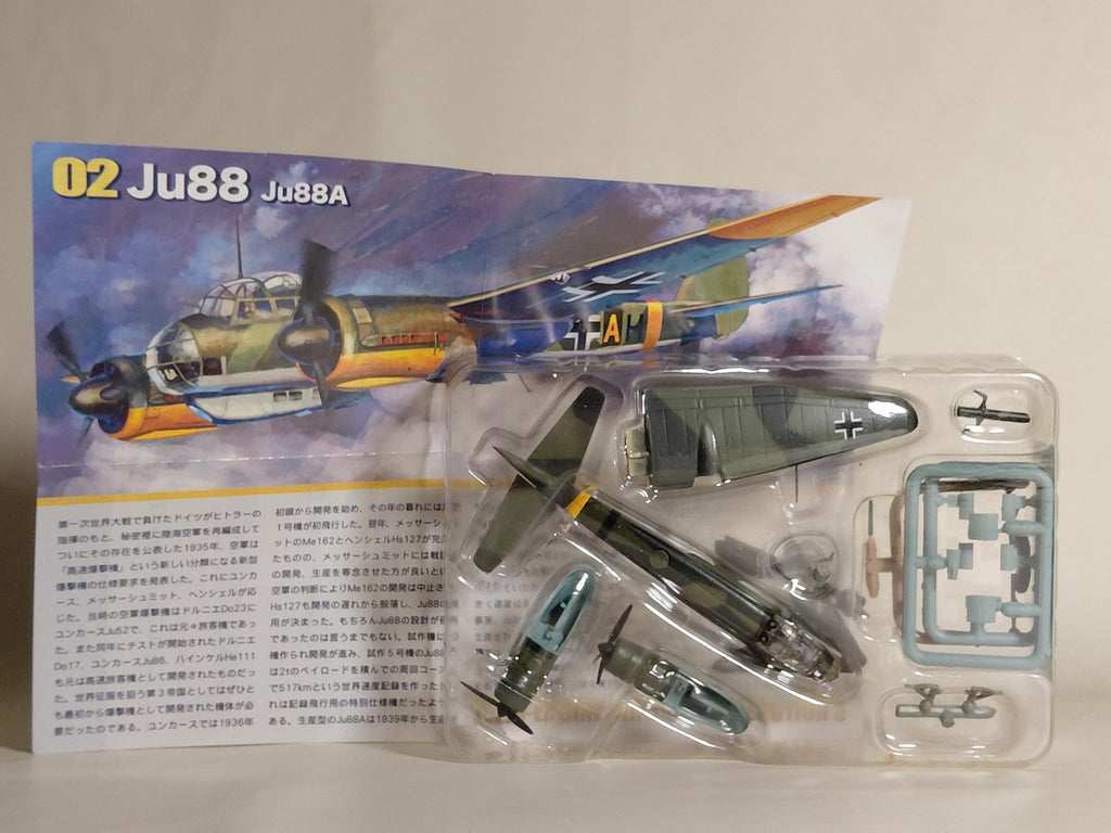 F-Toys 1:144 Twin Engine WWII Junkers Ju88A Ju88 German Luftwaffe Bomber #2A