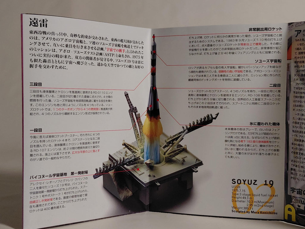 Kaiyodo Royal Museum of Science Second Exhibition Hall White Pioneer 02 Distant Thunder Soyuz Rocket Launch